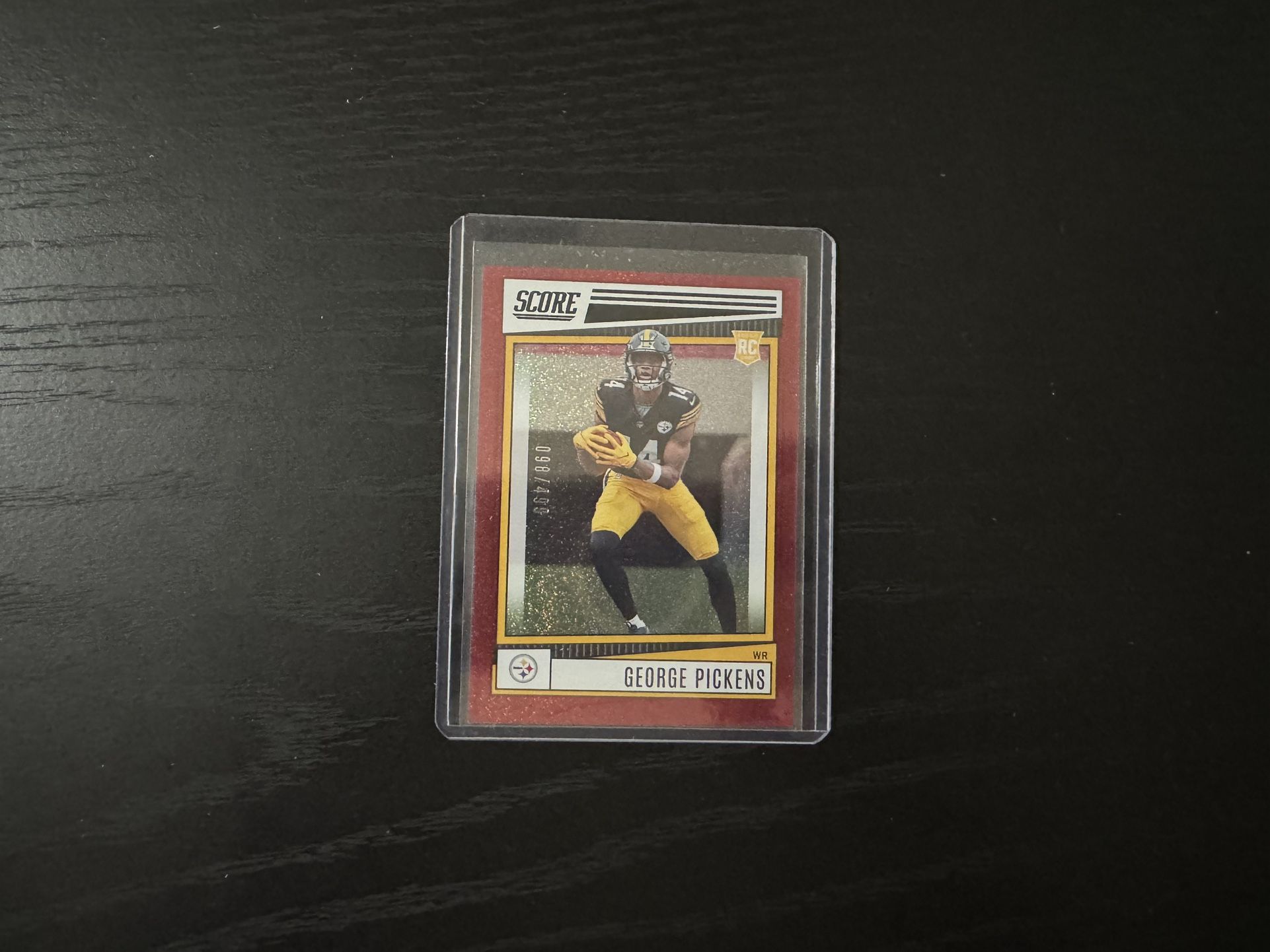 George Pickens Exclusive Numbers Rookie Card, 098/499