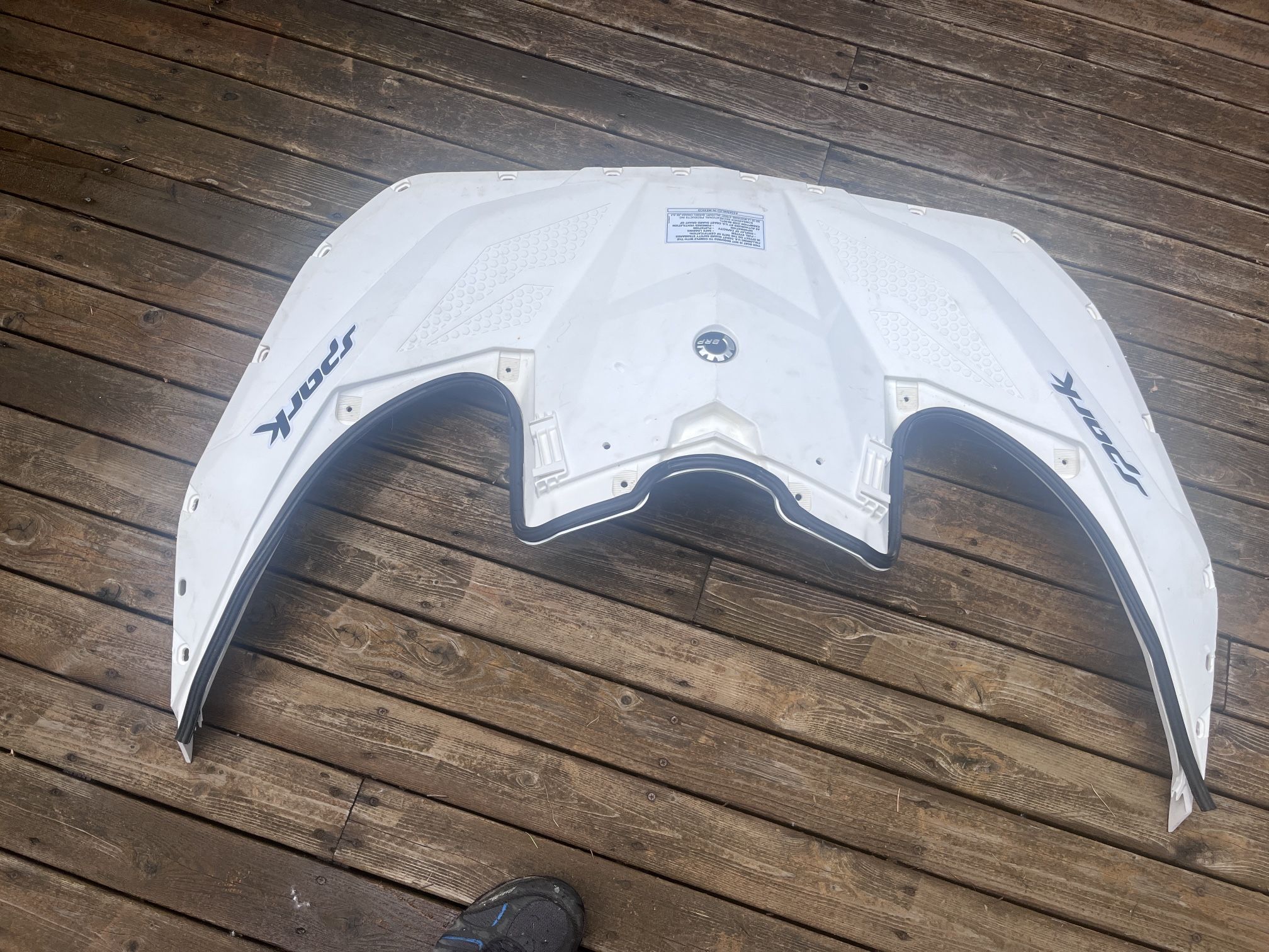2017 SEADOO SPARK ACE 900 HO 3UP WHITE REAR DECK