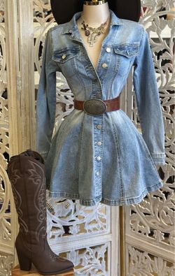 Denim dress