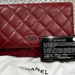 Authentic Chanel bag with dust bag, black card