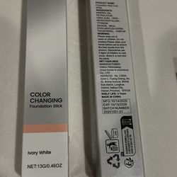2 New Korean White Color Changing Foundation Sticks