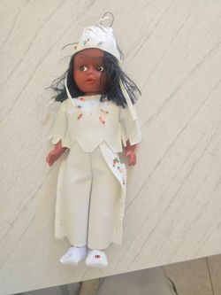 Vintage 11" Native American Doll