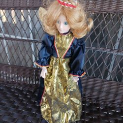 Cute Doll On Metal Stand