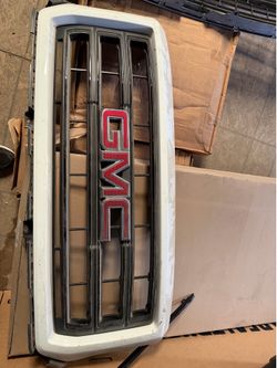 GMC White Grille OEM