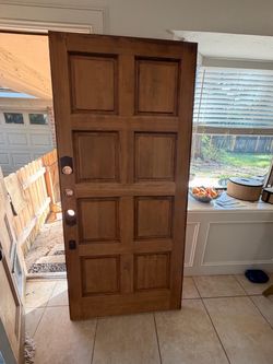 Front door wood