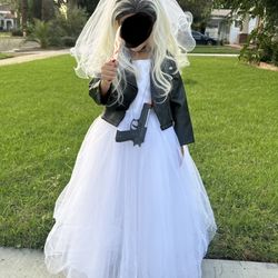 Bride of Chucky Dress And Wig Size 5/6