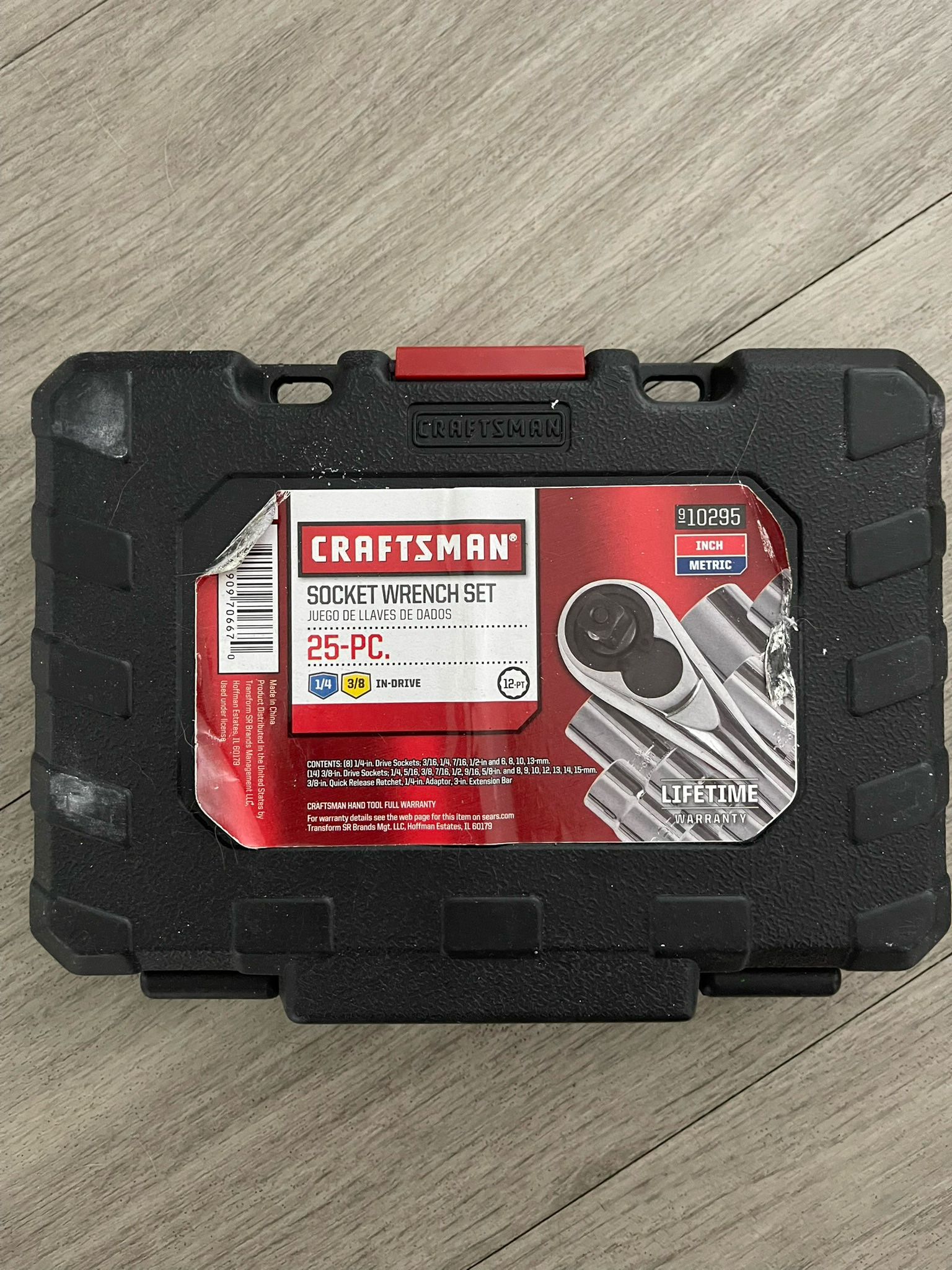 25 Pc Socket Wrench Craftsman