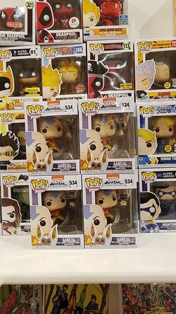 Aang with Momo avatar the last arbender funko pop