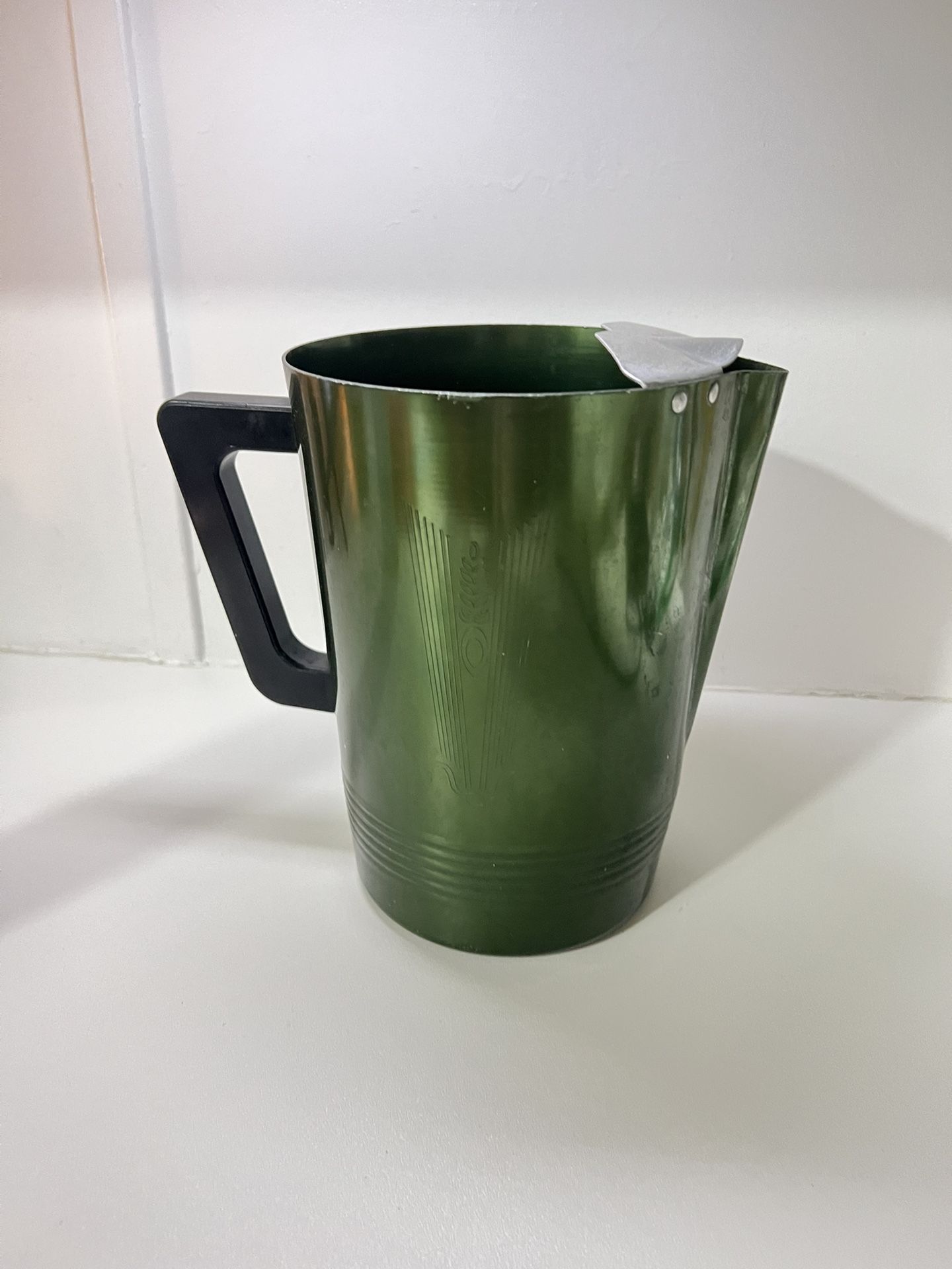 Regal Ware Pitcher Supreme Aluminum Vintage Green color