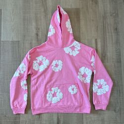 Denim Tears The Cotton Wreath Sweatshirt (Pink/White)