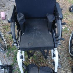 3 Wheel Chairs and 1 Walker  (2 Quickie ,1 Venom Wheel Chairs)