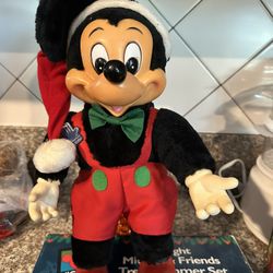 Vintage Mickey Ornaments-Christmas Lights-vintage Mickey Stuffy