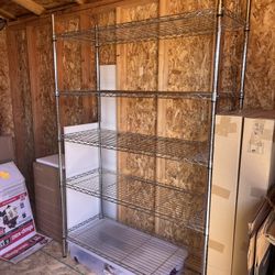 5 Tier Heavy Duty Chrome Shelf