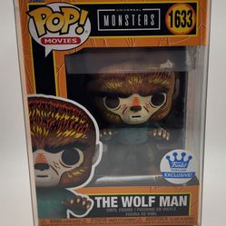 Funko POP Monsters The Wolf Man #1663 Funko Shop Exclusive W/Protector 🔥 