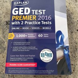 GED Test Premier 2016 Book