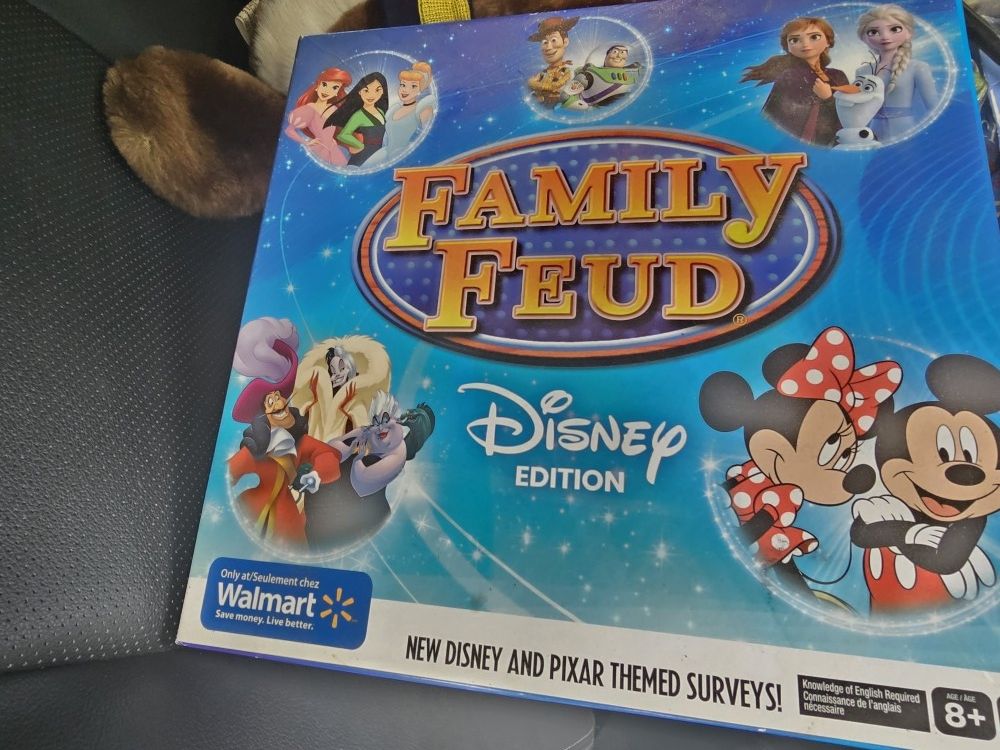 Family Feud Board Game Walt Disney Edition  Walmart Exclusive