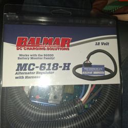 Balmar DC charging systems alternator regulator with harness