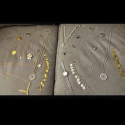 Women’s Fashion Jewelry With CZ Stones All For $80 No Individual Purchase Necklaces Bracelet Rings Anklet Watch Pickup Gaithersburg Md20877