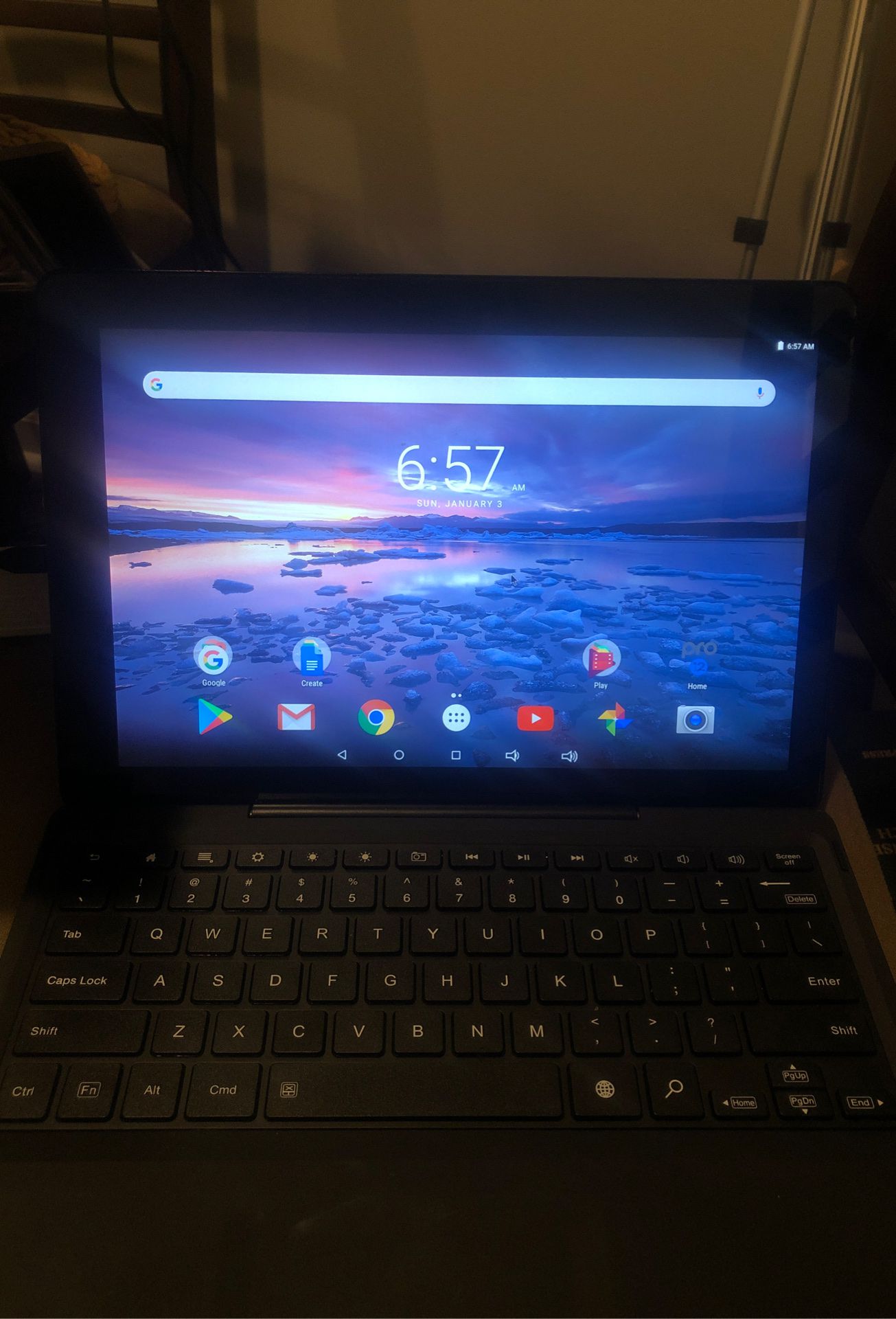 Android tablet with keyboard pro 12