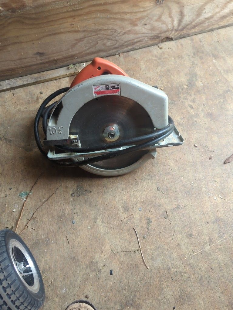 10 1/4 Milwaukee Circular Saw Will Cut A 4x4 Post With One Cut