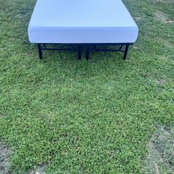 FULL BED FRAME AND MATTRESS 