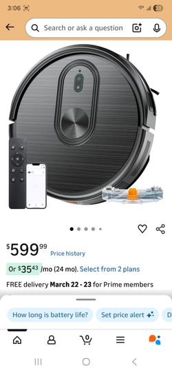 Robot vacuum and mop 2 in 1 brand new