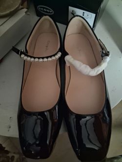 FLAT Mary Jane with Pearl Band