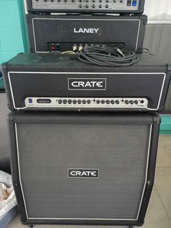 Crate Flexwave 120 and 412 guitar cabinet