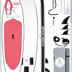 10'6"×33"×6" Inflatable Stand Up Paddle Board with Premium SUP Accessories