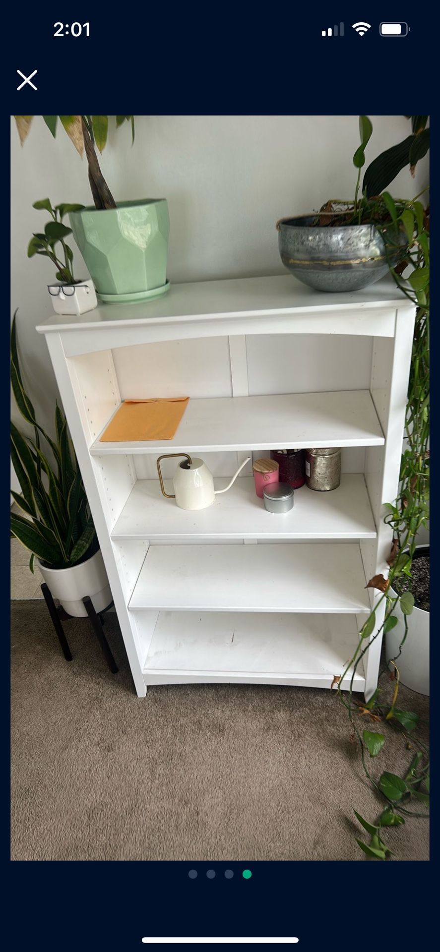 White Bookshelf FREE