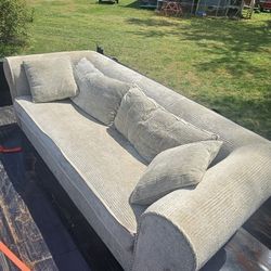 Beige Couch In Great Condition 