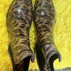 Leopard Rubber Rain Boots!!!