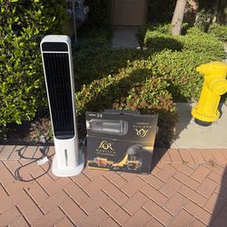 Free fan and coffee machine maker.