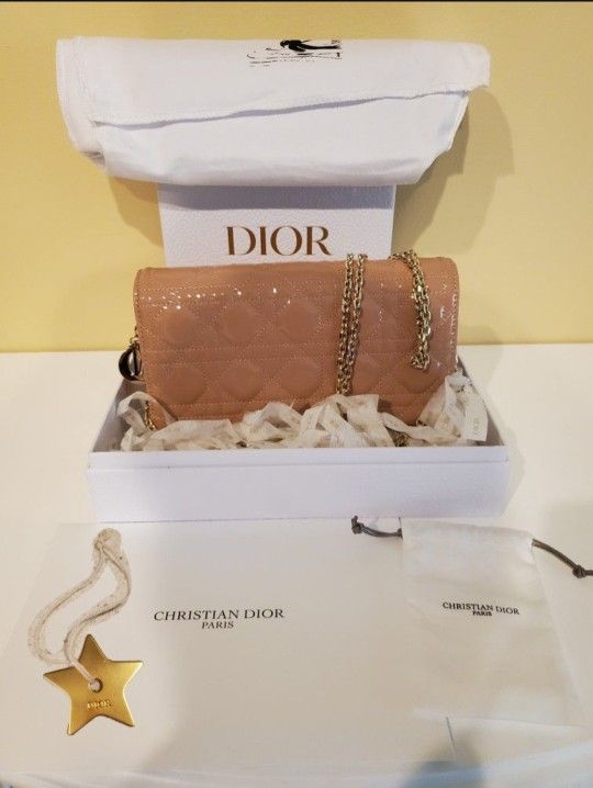 Cannage Patent bag with Dior Pouch and Star!