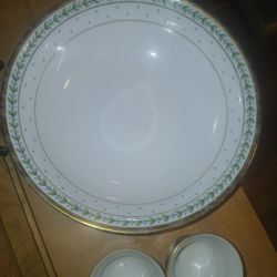 Vintage Christian Dior Serving Plate Pitcher Sugar Bowl And Milk Container