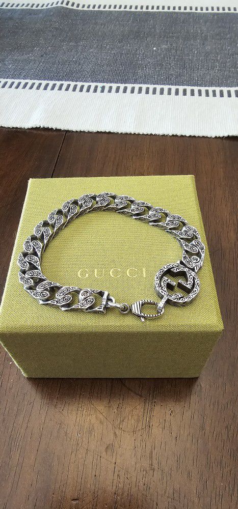 Silver Gucci Bracelet