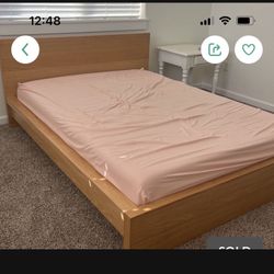 IKEA Full Bed Frame /full Mattress