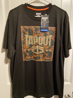 Camo Tapout T-shirt. It’s men’s XL