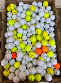 50pcs Colored Mixed Golf Balls.. In good condition clean and ready to use