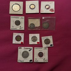 Coins From Guatemala Antique