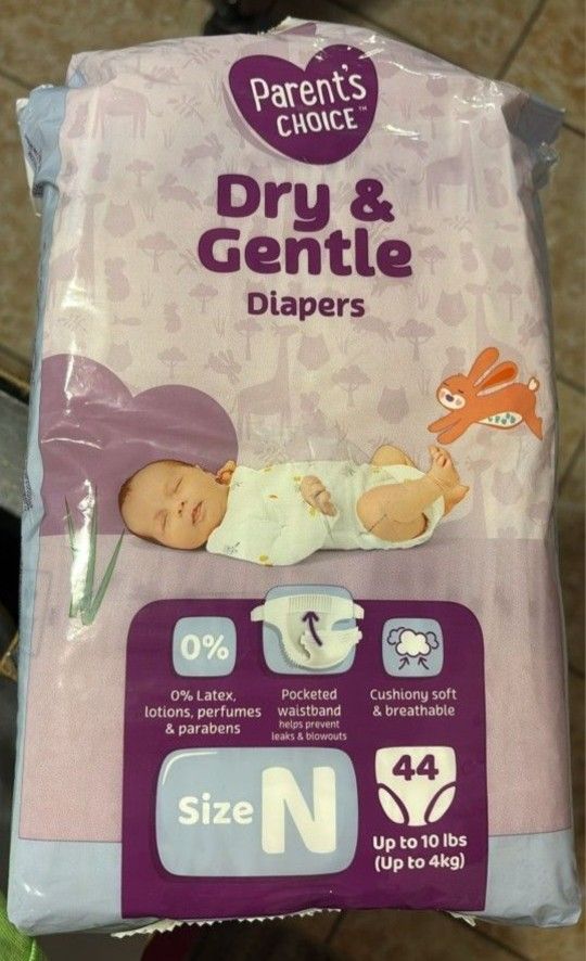 Perents Choice & baby 2 Baby Pampers Size NB