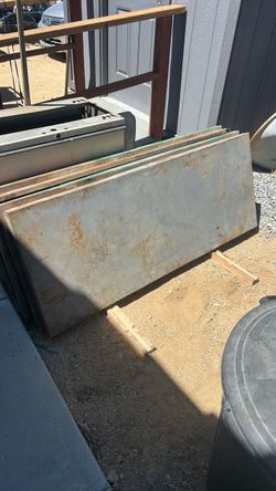 Steel shelves