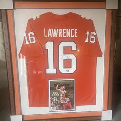 Signed & Frames Trevor Lawrence Jersey 