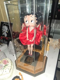Marilyn Monroe Betty Boop Porcelain Doll Danbury Mint Collectible 16”‎ Tall