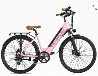 Movcan V80 Electric Bike, 1000W Motor 28MPH 26'' City Cruiser Ebike for Adults, 48V 13Ah Removable Battery Up to 70 Miles, 7-Speed Dual Disc Brake, Mo