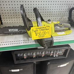 RYOBI BATTERY CHAINSAW 