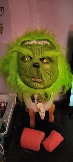 Grinch rubber mask