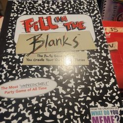Fill In The Blanks Board Game