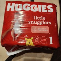 Huggies Size 1 Up To 14lbs 20 Count