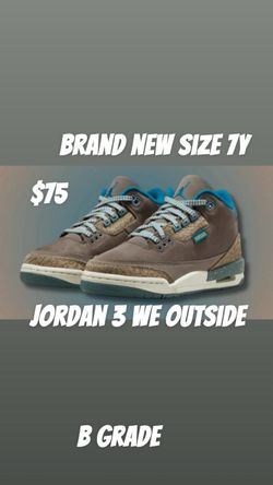 Air Jordan III 3 Retro Brand New Size 7Y